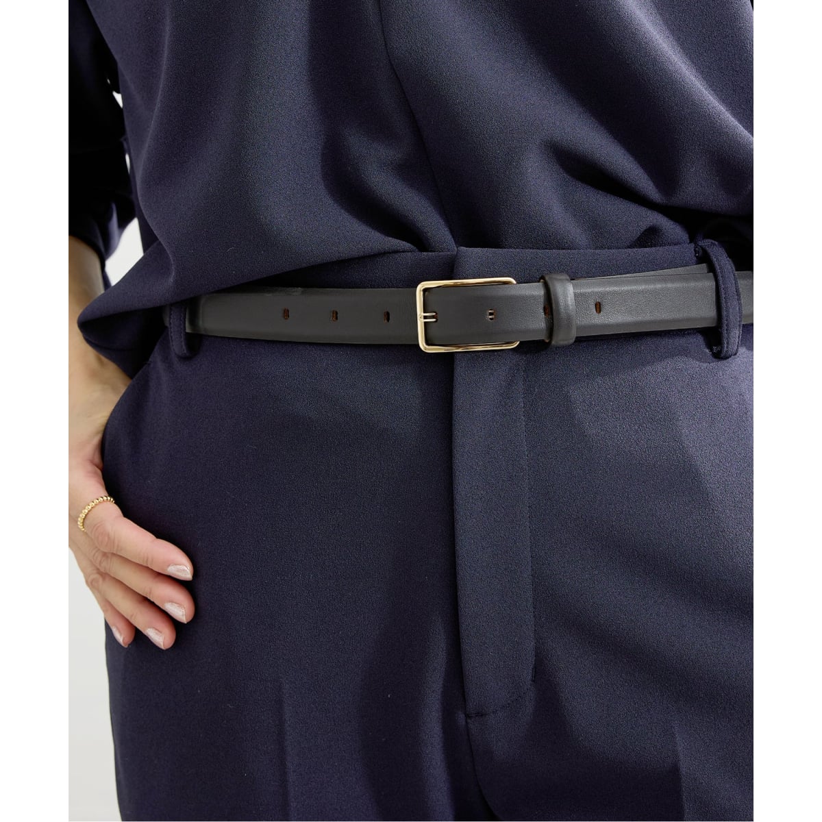 MANUELA/マヌエラ LEATHER BELT ベルト MN25S 005NA | イエナ(IENA