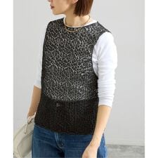 enrica/エンリカ レースガラKNIT ニット KNIT225