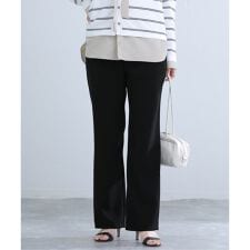 《セットアップ対応可》ウォッシャブルツイルフレアパンツ