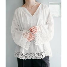 カットワークレースブラウス | イエナ(IENA) | マルイウェブチャネル