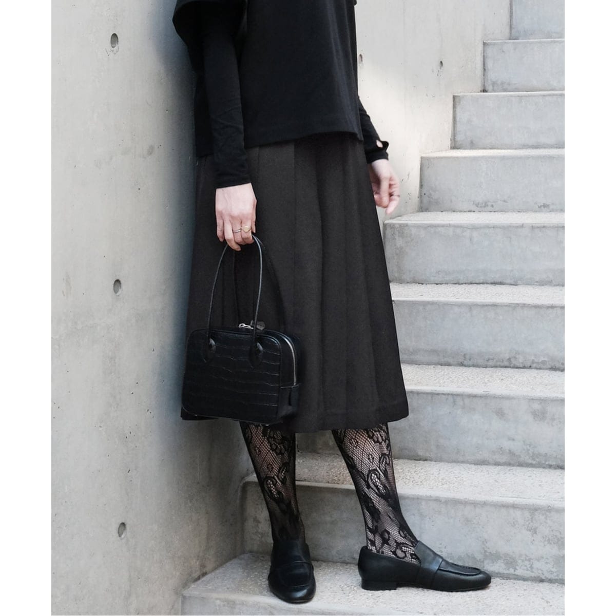 [�}���C]Maison IENA �ʒ� Nell/�l�� �v���[�c�X�J�[�g 261-10297/�C�G�i�iIENA�j �u���b�N