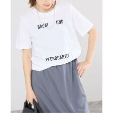 BAUM UND PFERDGARTEN/バウム ウンド ヘルガーデン LOGO T Tシャツ JA