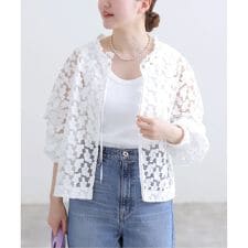 《追加予約》フラワー刺繍レース2WAYブラウス