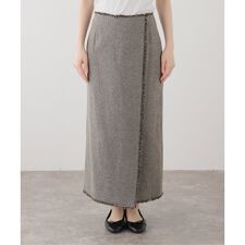 《セットアップ対応》カラミツイードタイトスカート