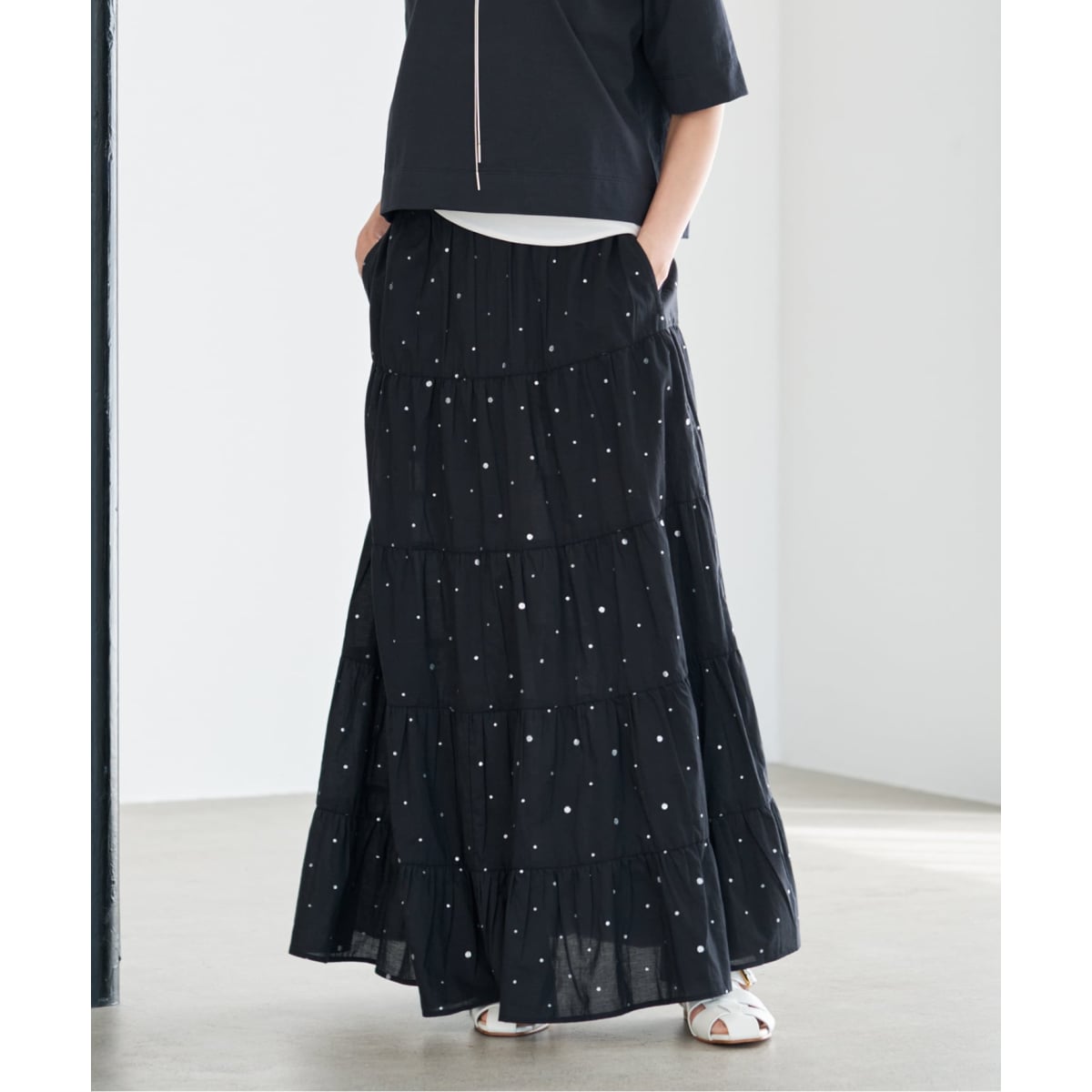 COUTURE D'ADAM/クチュールドアダム Tiered Skirt スカート 26SS-23