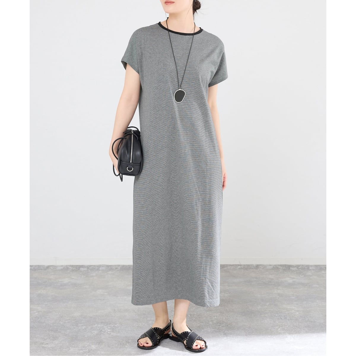 ATON/エイトン SUVIN 60/2 CAP SLEEVE DRESS ワンピース | イエナ(IENA