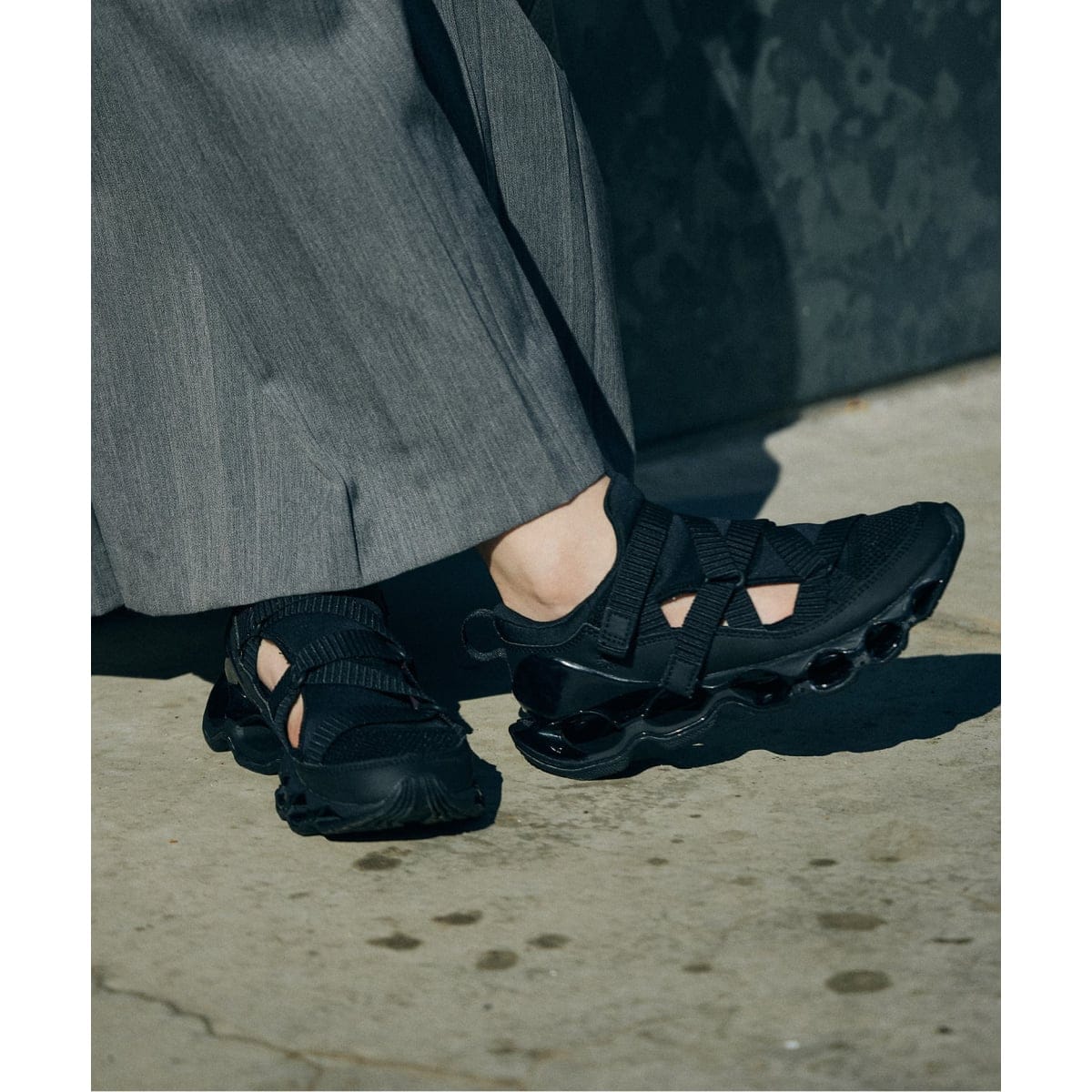 [�}���C]�s�\��tMIZUNO/�~�Y�m WAVE PROPHECY STRAP �V���[�Y D1GA2519/�C�G�i�iIENA�j �u���b�N