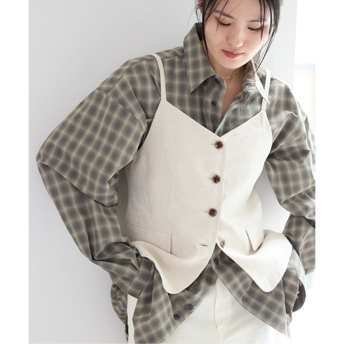 JANE SMITH/ジェーンスミス 別注シアータンク JANE SMITH(ジェーンスミス)のSHORT SLEEVE WITH TANK LAYERED