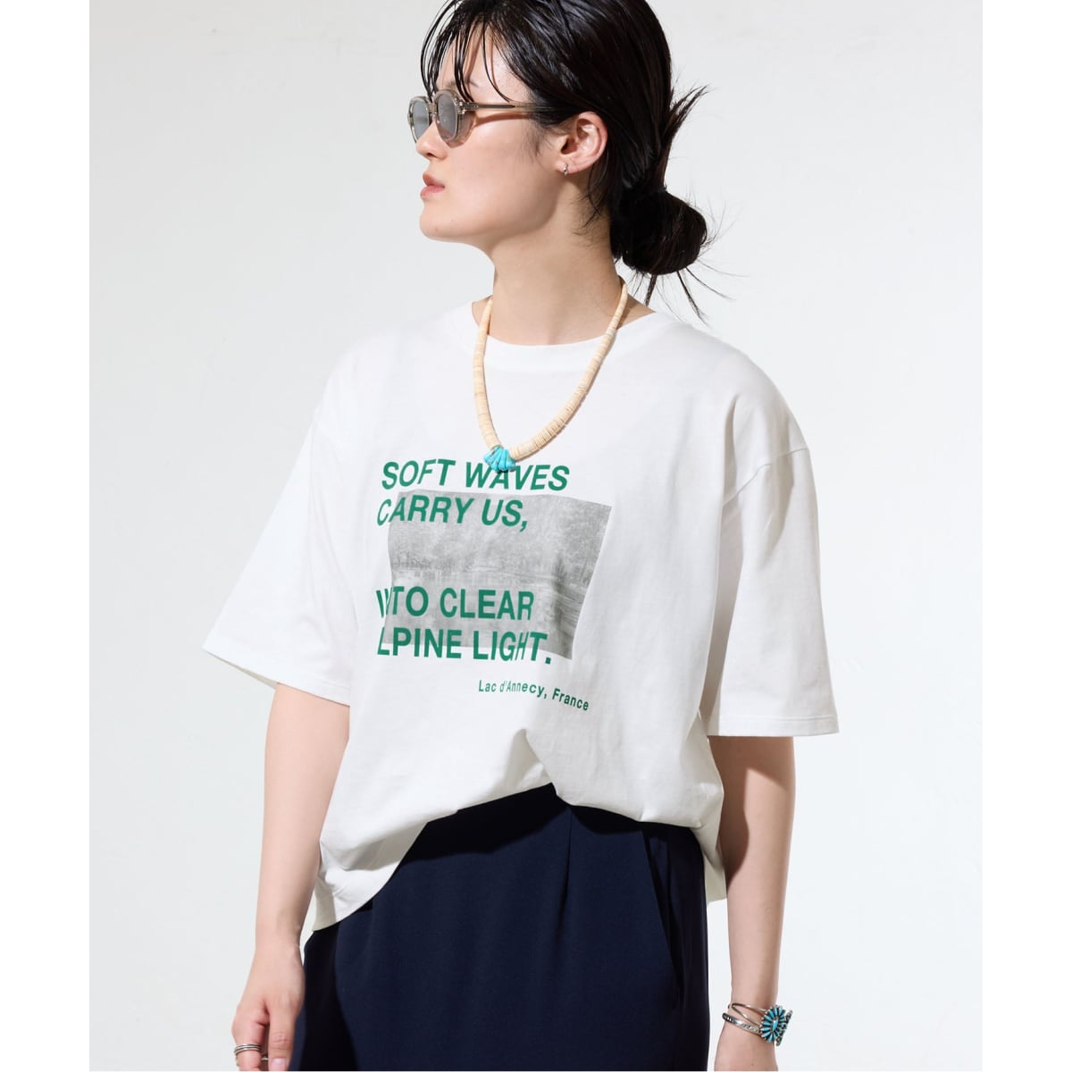 2019SS 【新品タグ付】IENA ロゴプリントTシャツ IENA（イエナ）の「《予約》ロゴプリントTシャツ◇（）」 - WEAR