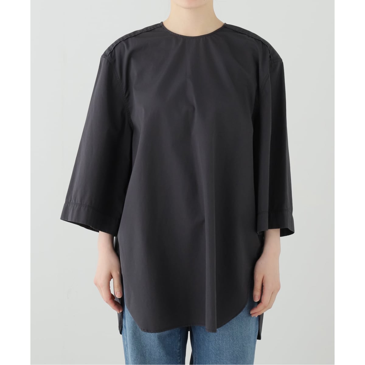 タグ付　未使用 SLOBE IENA トップス　ブラウス　チュニック　ブラック Maison IENA チュニックブラウス | イエナ(IENA) | マルイウェブチャネル