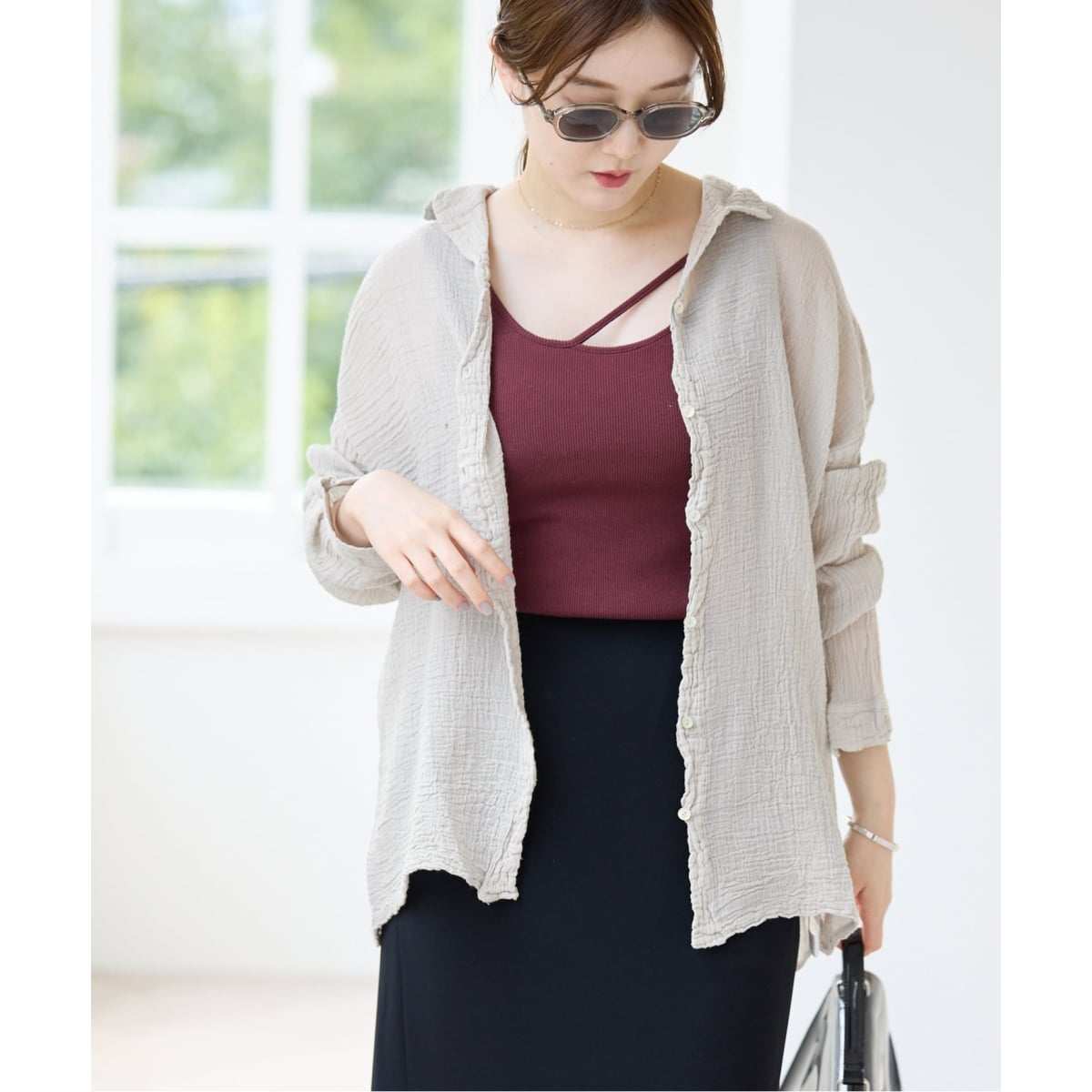 追加》LES ATELIERS FRANCAIS DE CONFECTION Blouse Des | イエナ(IENA 