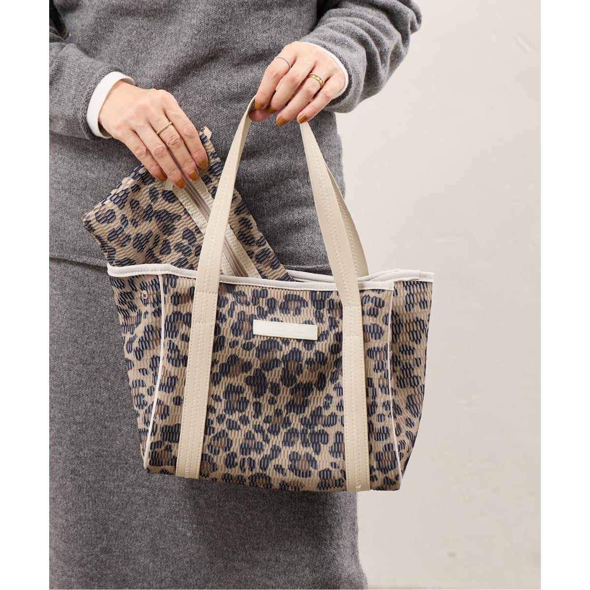洗濯機洗い可》qbag paris/キューバッグ パリ 別注NEST ZIP S バッグ