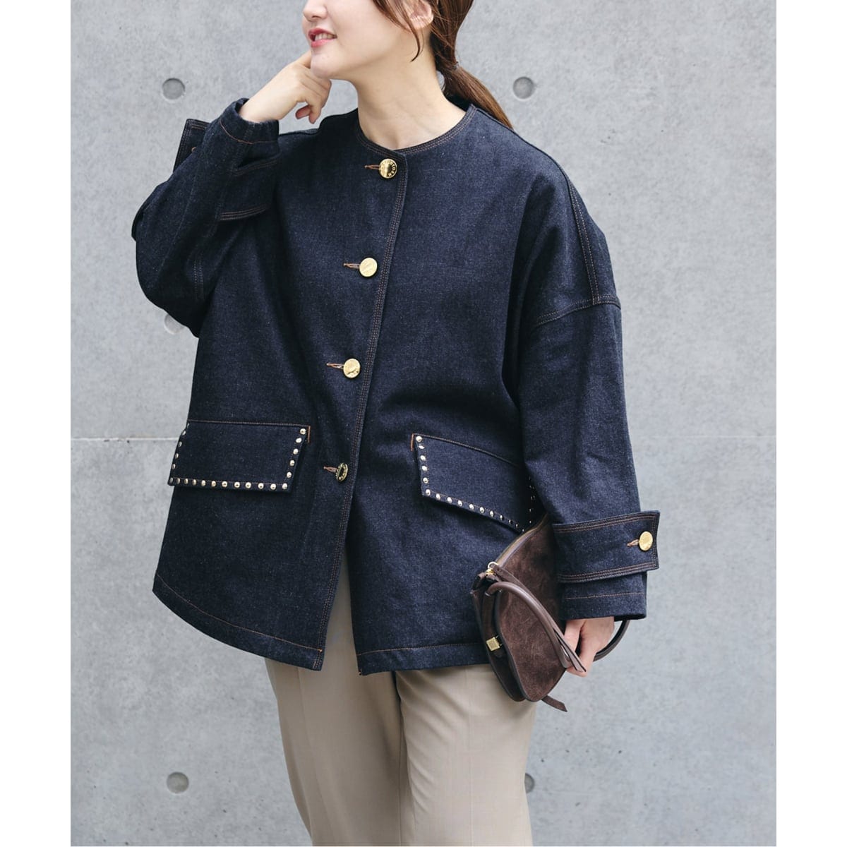 MACKINTOSH/マッキントッシュ 別注 HUMBIE NC DNM JK MB STUDS ジ