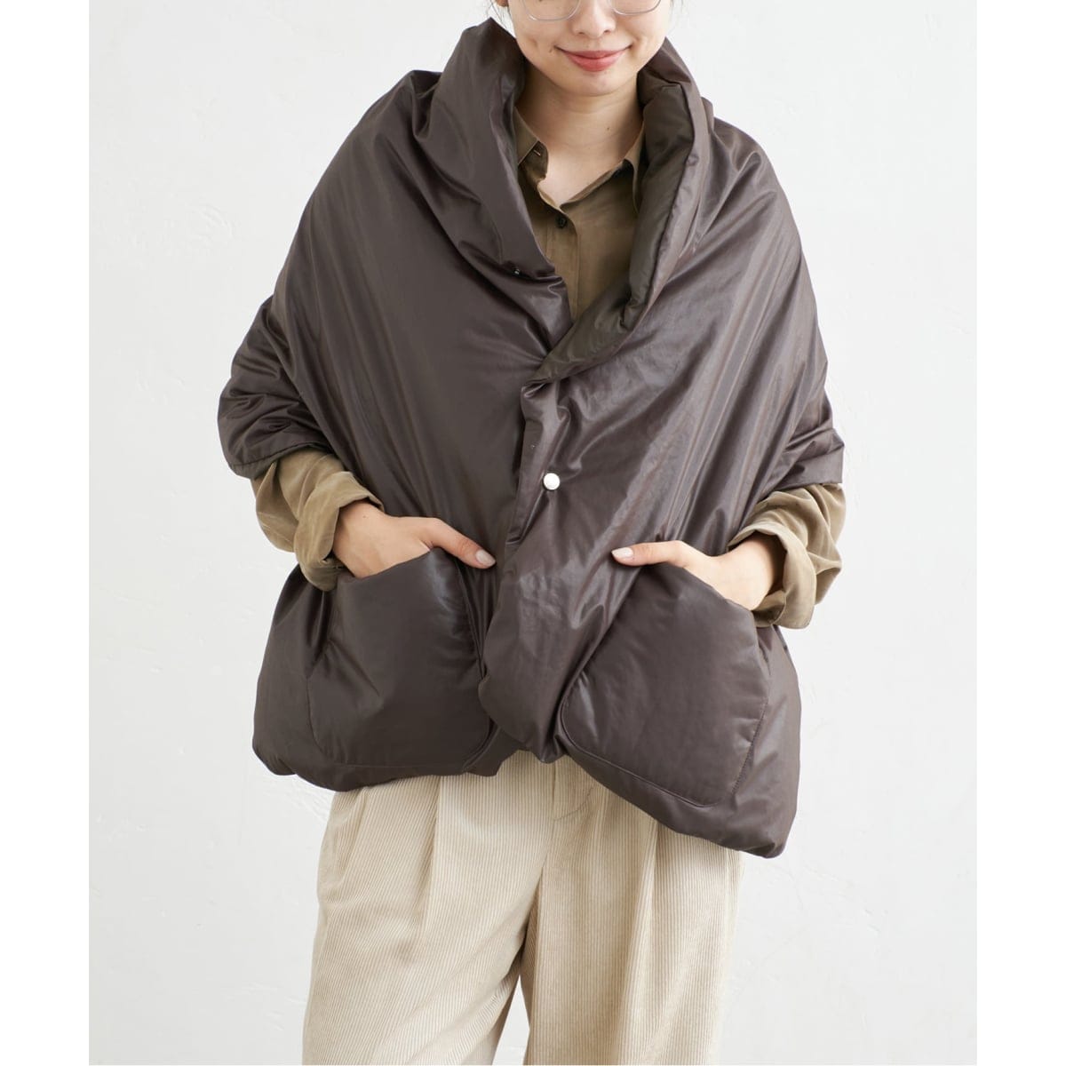 予約》miffew/ミフュー REVERSIBLE DOWN CAPE ダウンジャケット FEW2