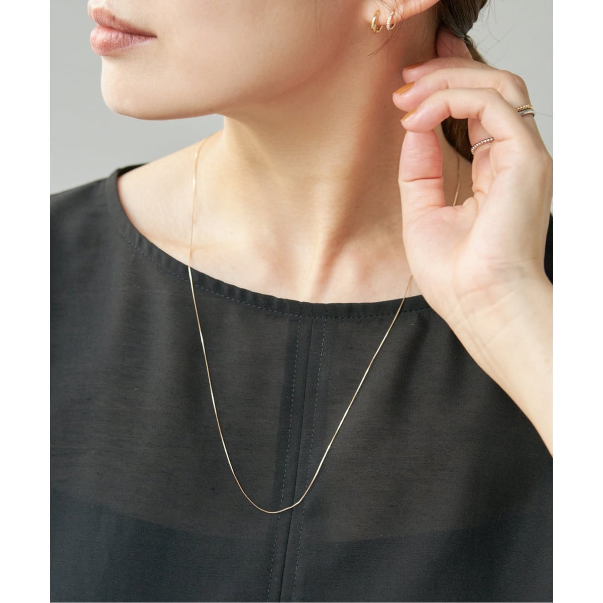 IENA ゴールドネックレス　ペンダント 予約》IENA 10K necklace 70cm ネックレス | イエナ(IENA) | マルイ