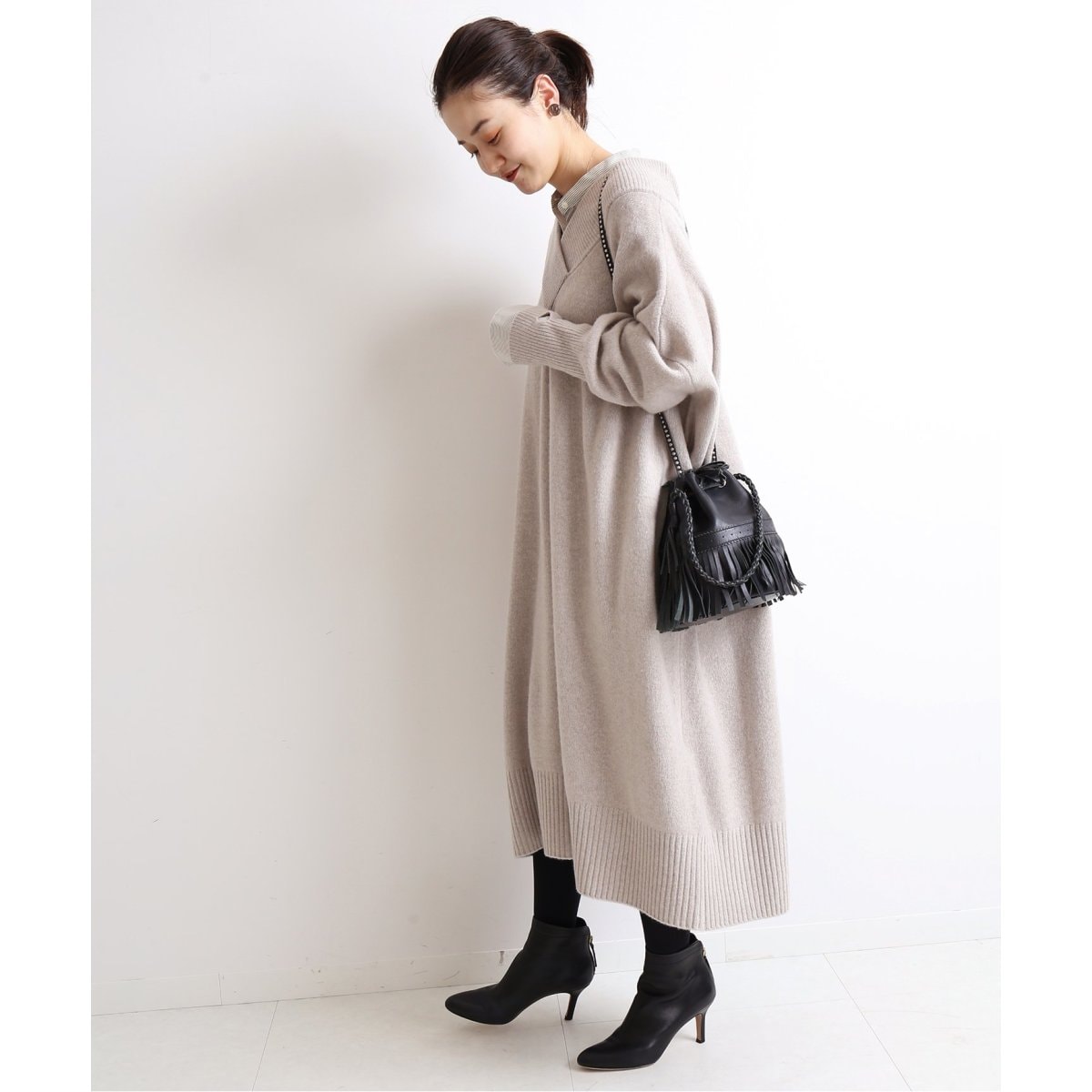 ADAWAS/アダワス】CASHMERE BLENDED ワンピース◇ | イエナ(IENA 