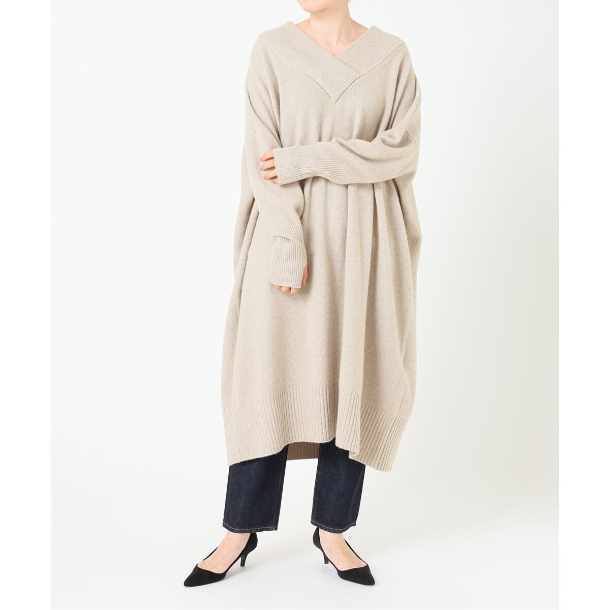 ADAWAS/アダワス】CASHMERE BLENDED ワンピース◇ | イエナ(IENA 