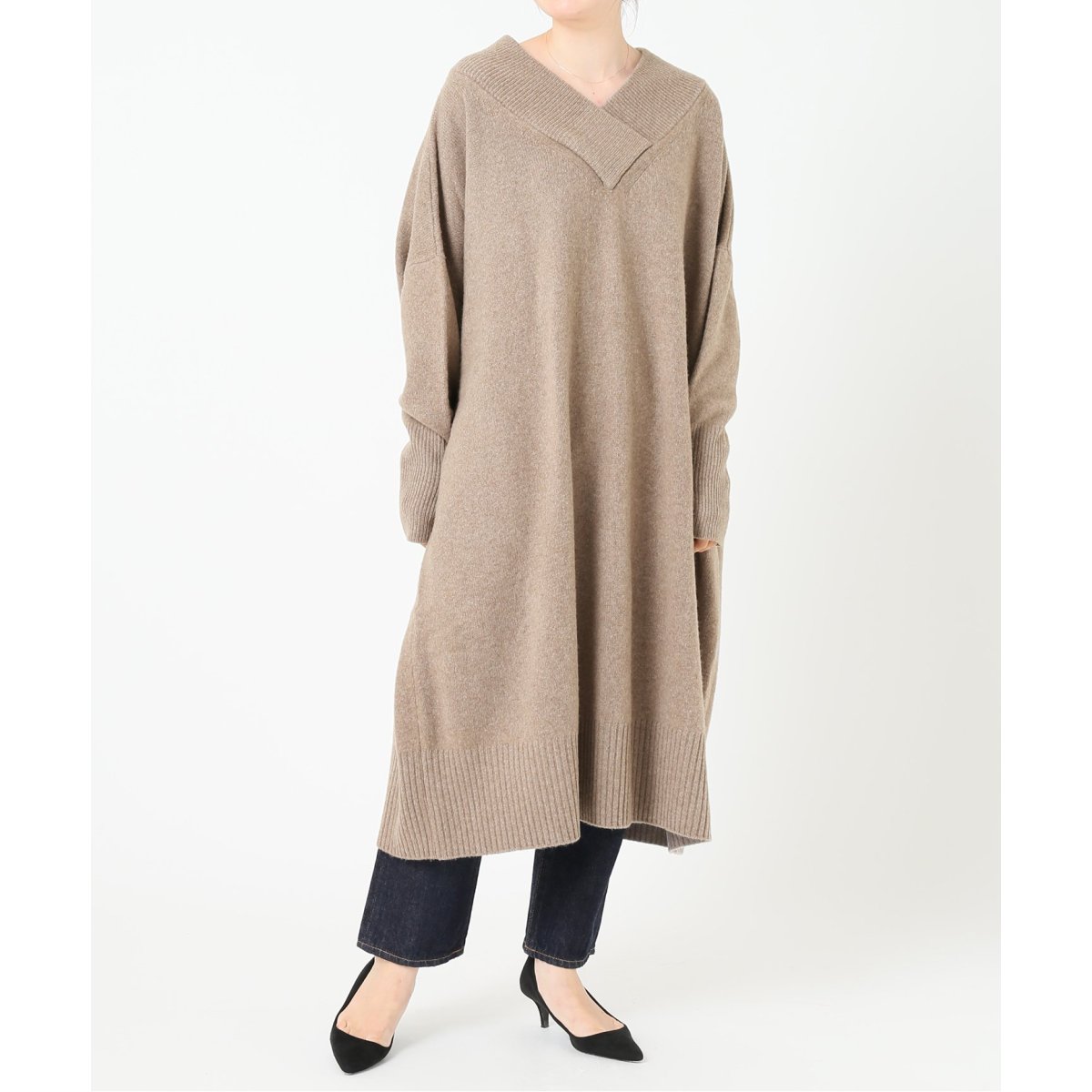 ADAWAS/アダワス】CASHMERE BLENDED ワンピース◇ | イエナ(IENA