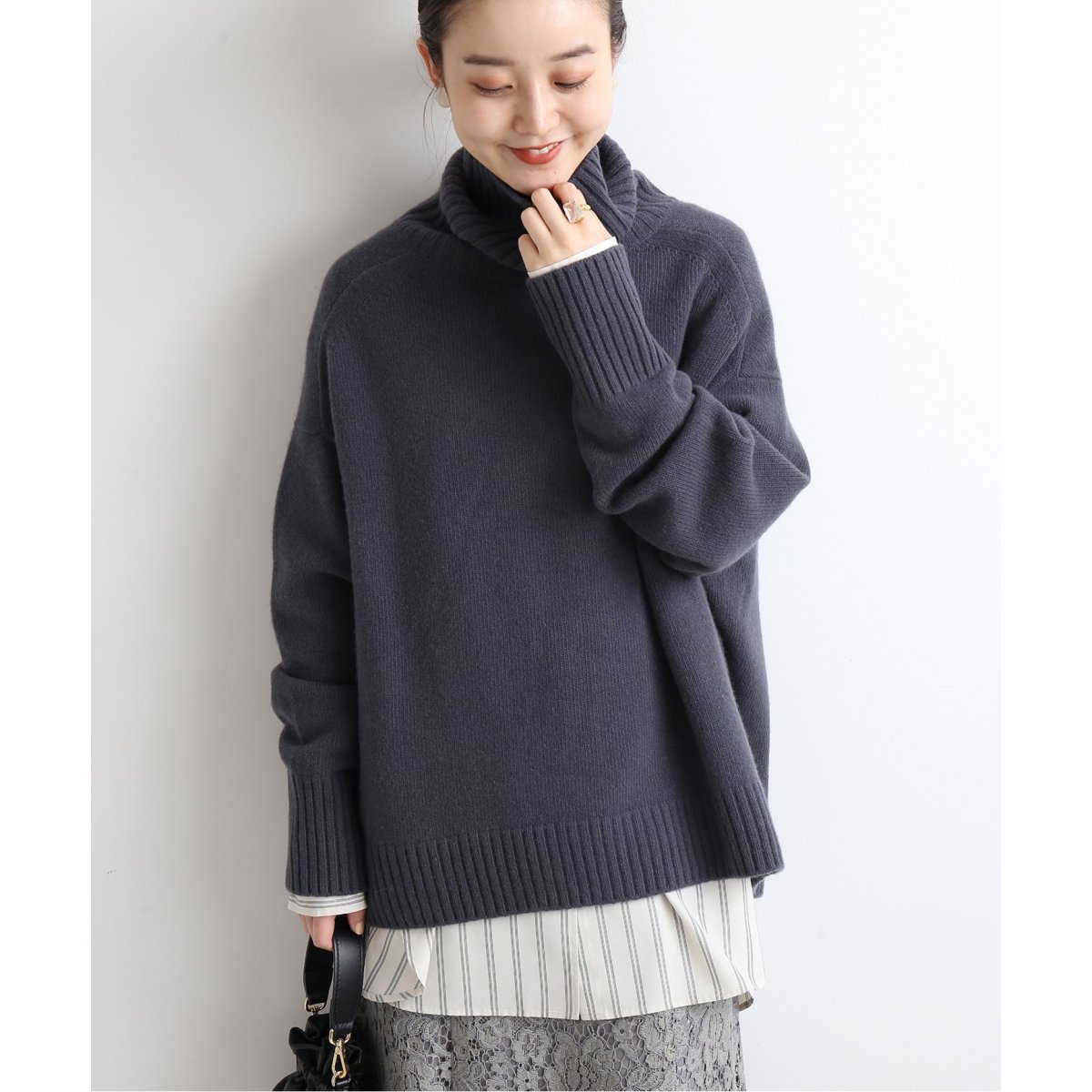 AQUAハイネックワイドプルオーバー◇ | イエナ(IENA) | マルイウェブ