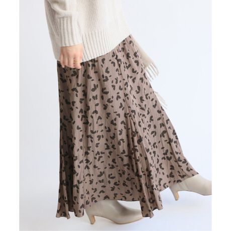 追加》ニュアンスレオパードフレアスカート◇ | イエナ(IENA) | マルイ  