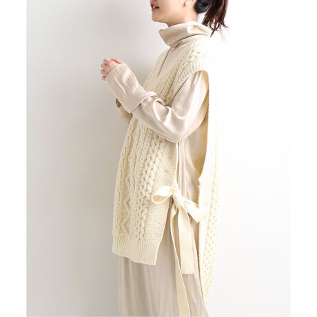 unfil/ アンフィル】CABLE ニットベスト◇ | イエナ(IENA) | マルイ  