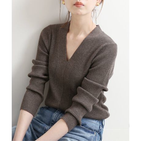 追加》3x3リブ Vネックプルオーバー◇ | イエナ(IENA) | マルイウェブ  