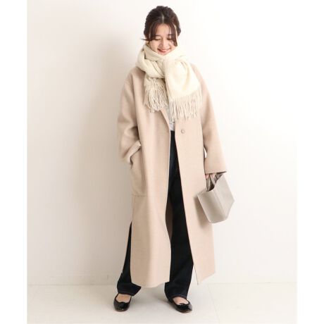 Tweedmill ツイードミル Solid Cream ストール スローブ イエナ Slobe Iena ファッション通販 マルイウェブチャネル