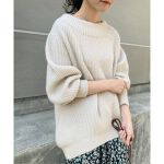 ラクーン混ニュアンスオーバープルオーバー◇ | スローブ イエナ(SLOBE  