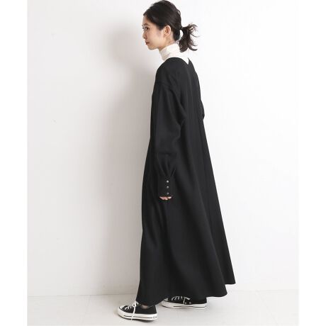 ウールVネックフレアワンピース | スローブ イエナ(SLOBE IENA  