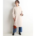 ウールダブルクロスクルーネックコクーンコート◇ | スローブ イエナ  