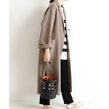 ダブルフェイスウールロングコート◇ | スローブ イエナ(SLOBE IENA  