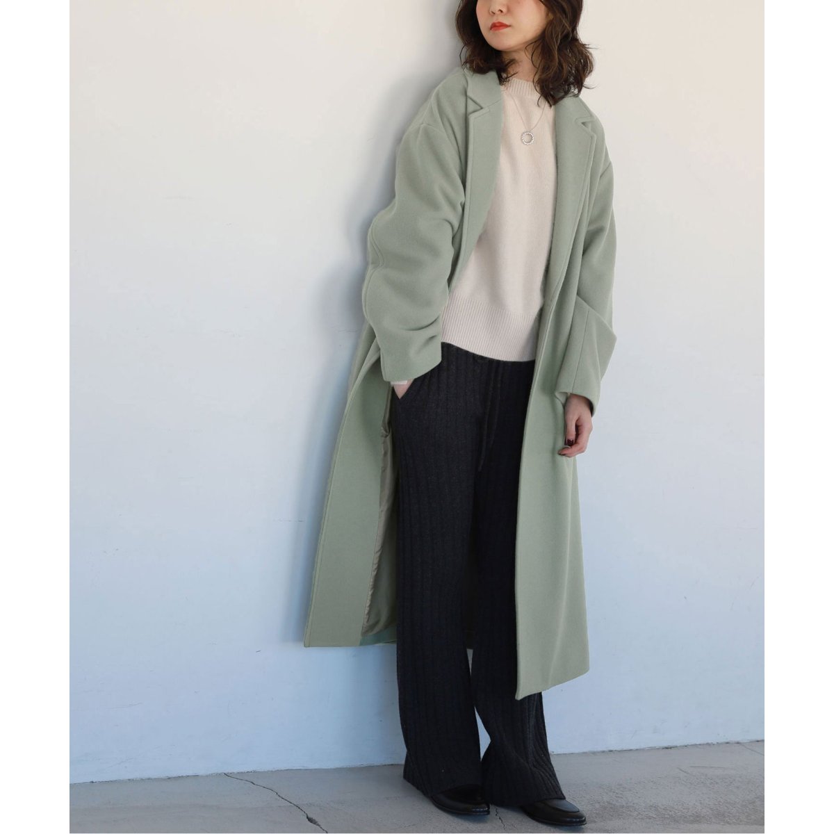 SUPER100 ロングチェスターコート◇ | スローブ イエナ(SLOBE IENA