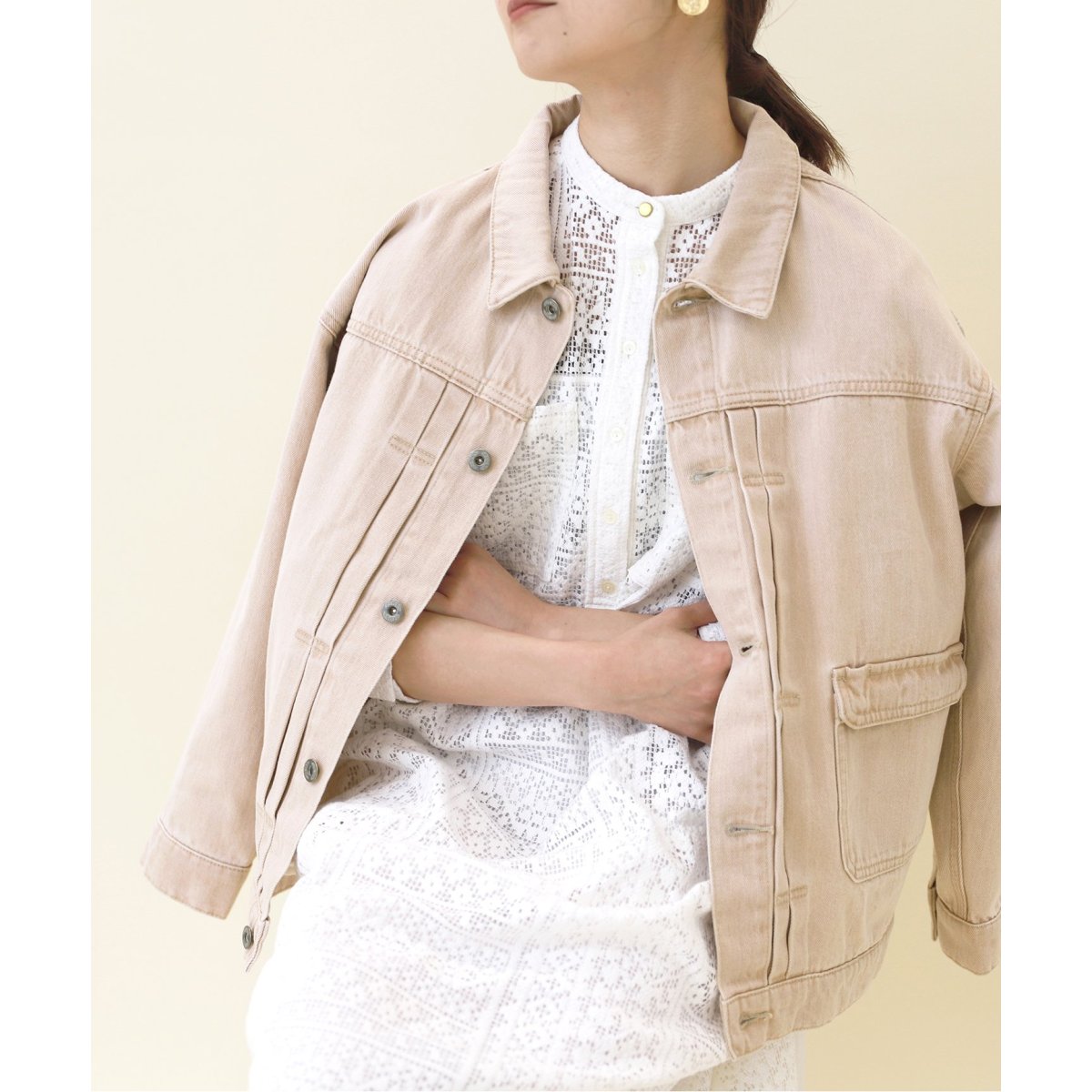 LE DENIM×MARITAS カラーGジャン◇ | スローブ イエナ(SLOBE