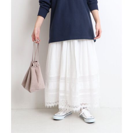 刺繍レーススカート◇ | スローブ イエナ(SLOBE IENA) | マルイウェブ  