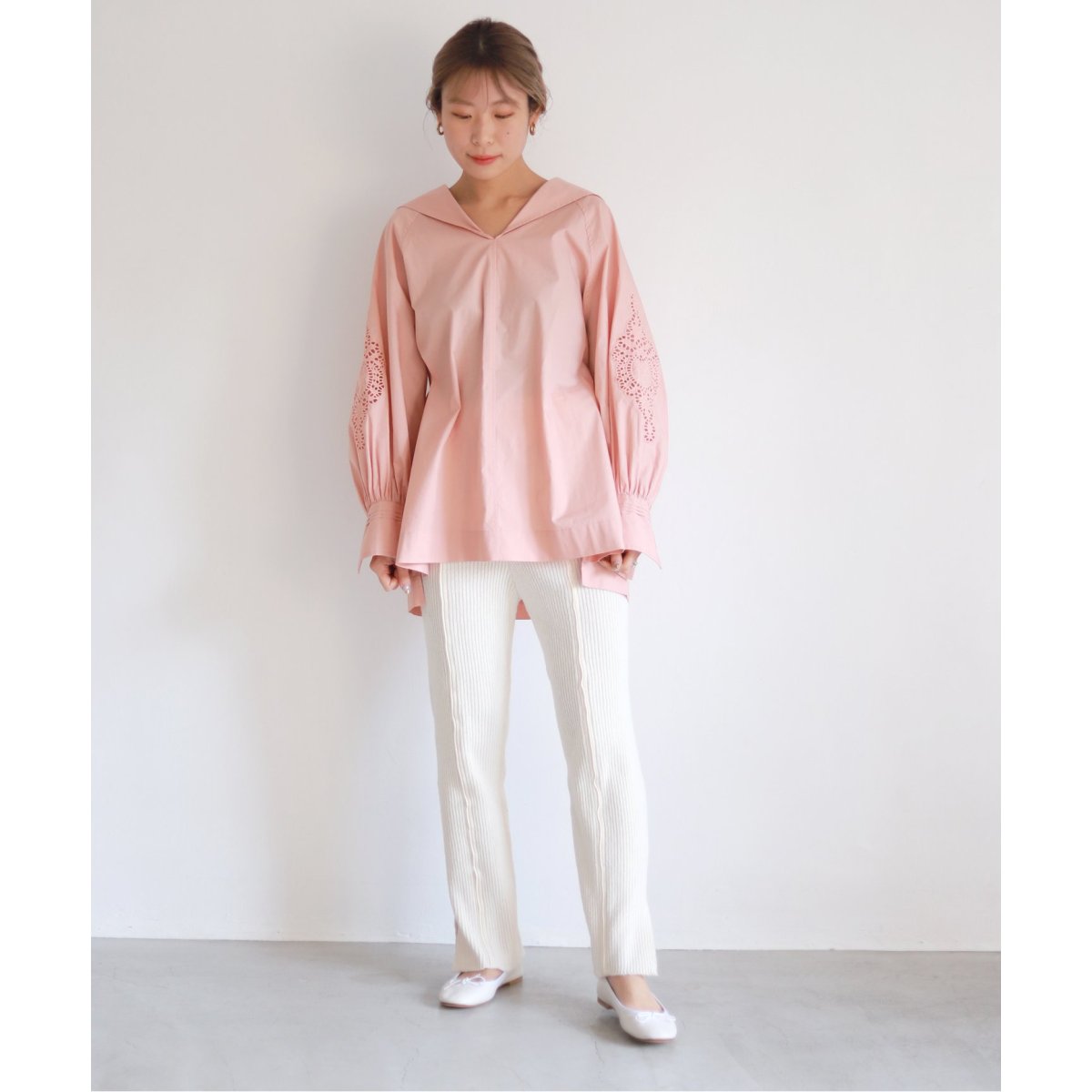 高速配送 ☆新品未使用☆キアロスクーロ別注バレエシューズ ホワイト38 - ハイヒール/パンプス -  www.comisariatolosandes.com