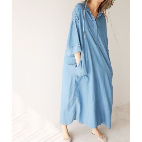 ソフトデニムスキッパーワンピース スローブ イエナ Slobe Iena ファッション通販 マルイウェブチャネル Cb002 381 01