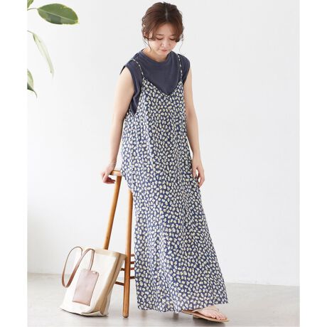 パンジープリントキャミワンピース スローブ イエナ Slobe Iena ファッション通販 マルイウェブチャネル