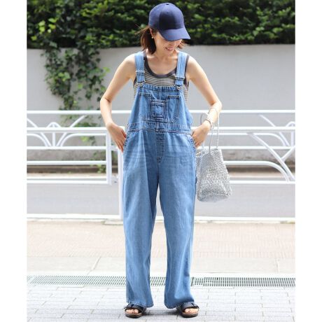 LE DENIM ルーズオーバーオール◇ | スローブ イエナ(SLOBE IENA 