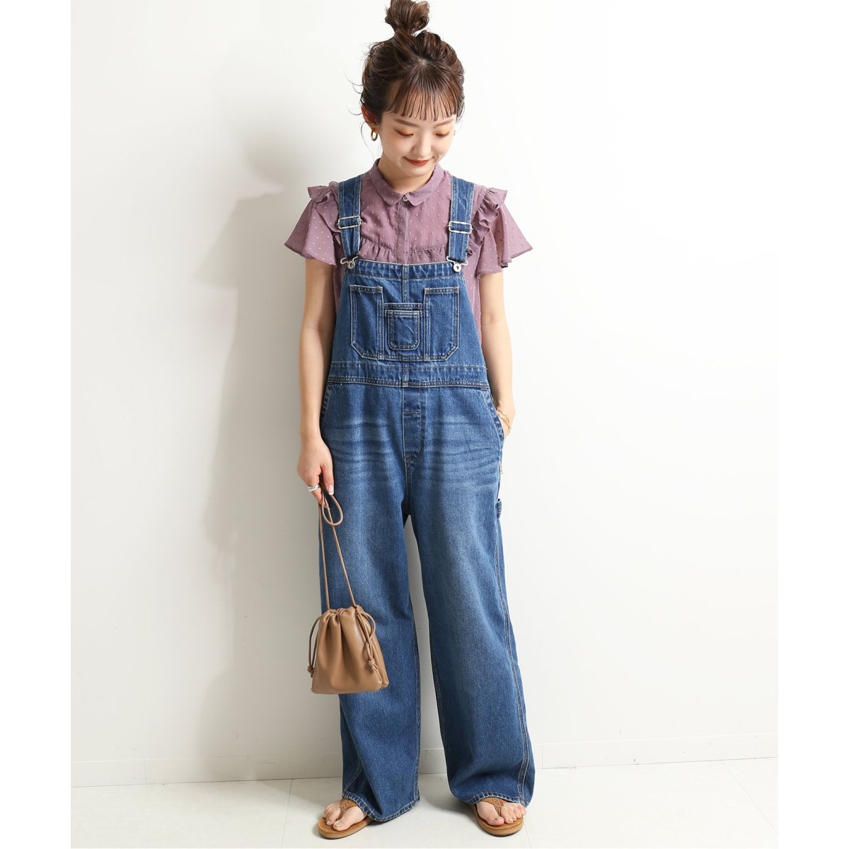 LE DENIM ルーズオーバーオール◇ | スローブ イエナ(SLOBE IENA