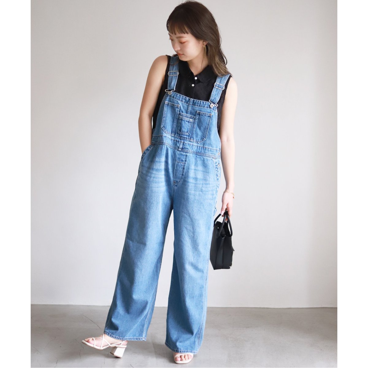 SLOBE IENA ルーズオーバーオール LE DENIM ルーズオーバーオール◇ | スローブ イエナ(SLOBE IENA