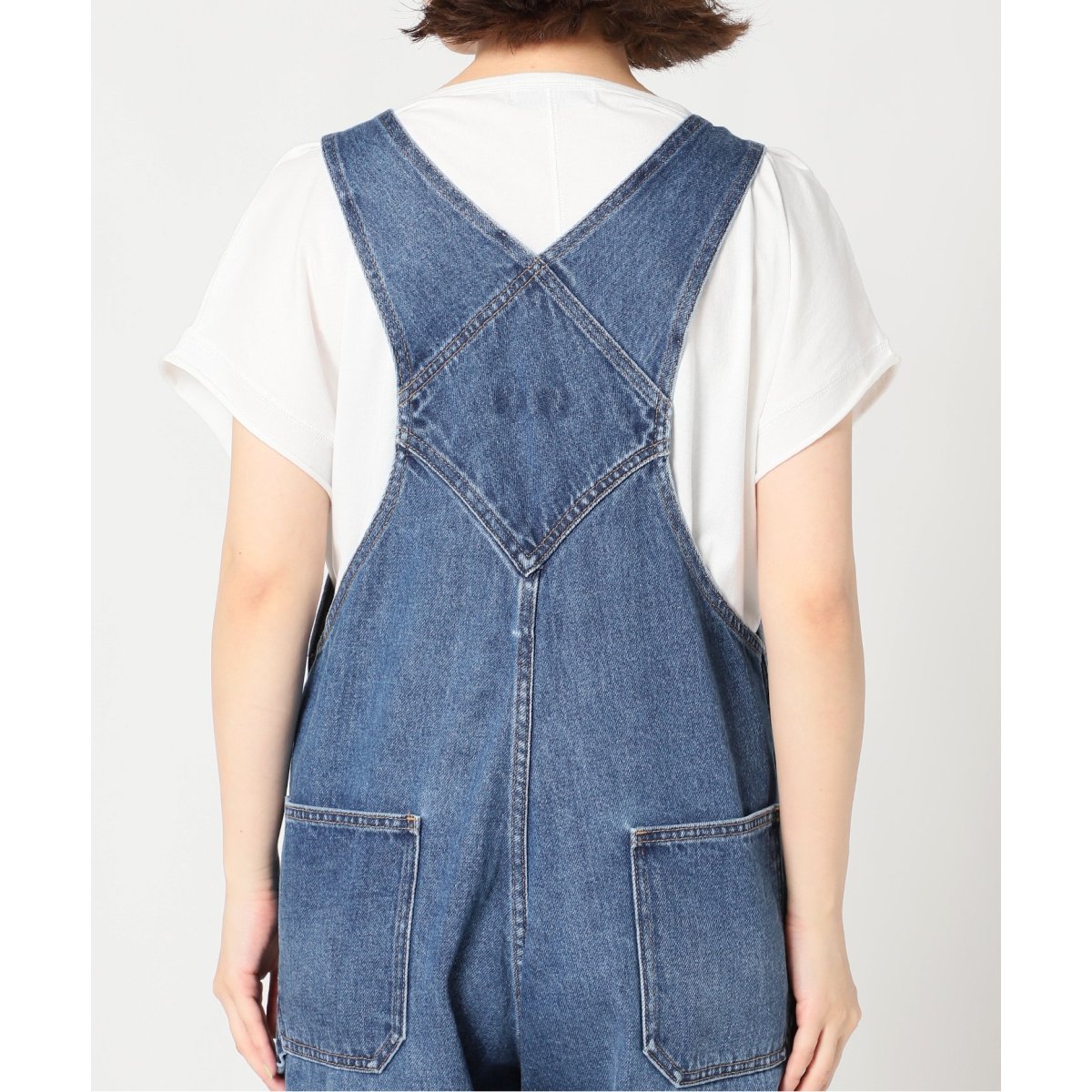 LE DENIM ルーズオーバーオール◇