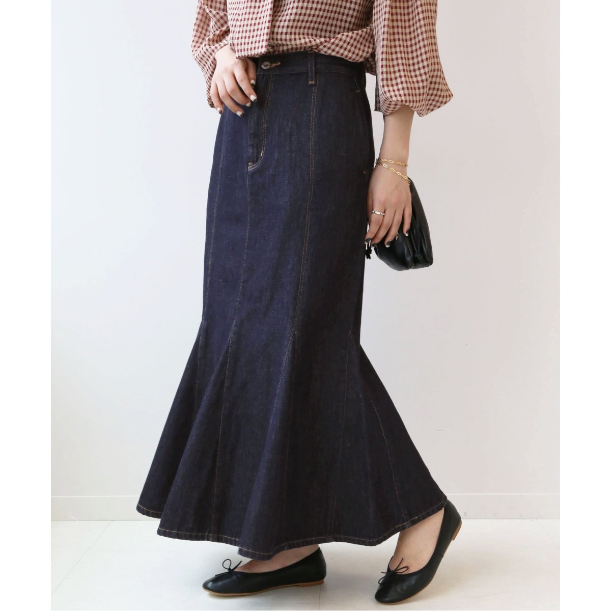 LE DENIM×MARITAS デニムマーメイドスカート サイズ38 LE DENIM×MARITAS デニムマーメイドスカート サイズ38