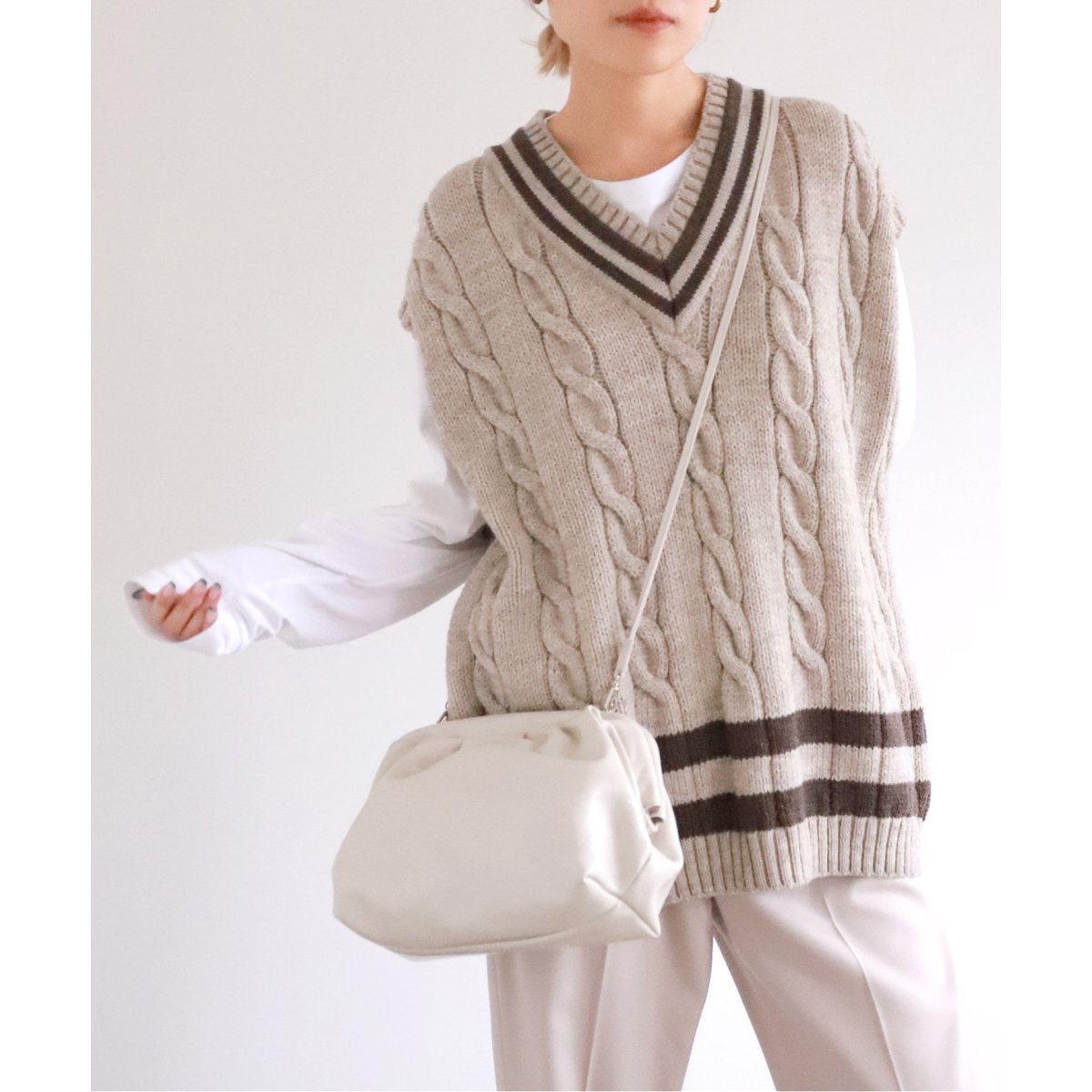 Oldderby Knitwear 】チルデンベスト◇ | スローブ イエナ(SLOBE IENA