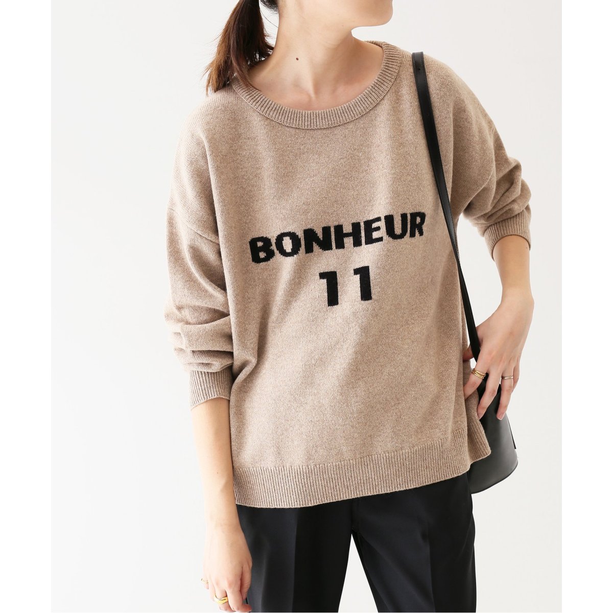 インターシャロゴニットプルオーバー◇ | スローブ イエナ(SLOBE IENA