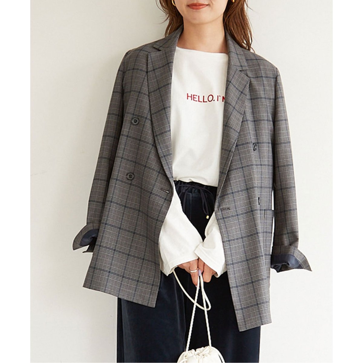 チェックブレザージャケット◇ | スローブ イエナ(SLOBE IENA