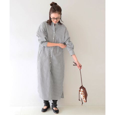タイプライターシャツワンピース◇ | スローブ イエナ(SLOBE IENA  
