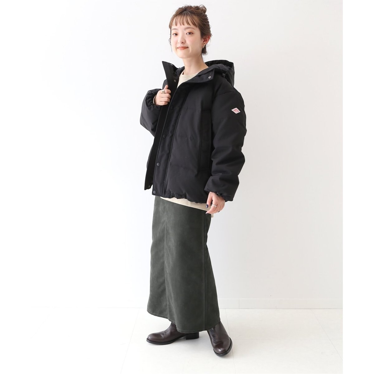 ダントン　T/C SHORT ダウンコート　黒　ダウンジャケット　イエナ 楽天市場】【DANTON/ダントン】T/C SHORT ダウンコート SLOBE