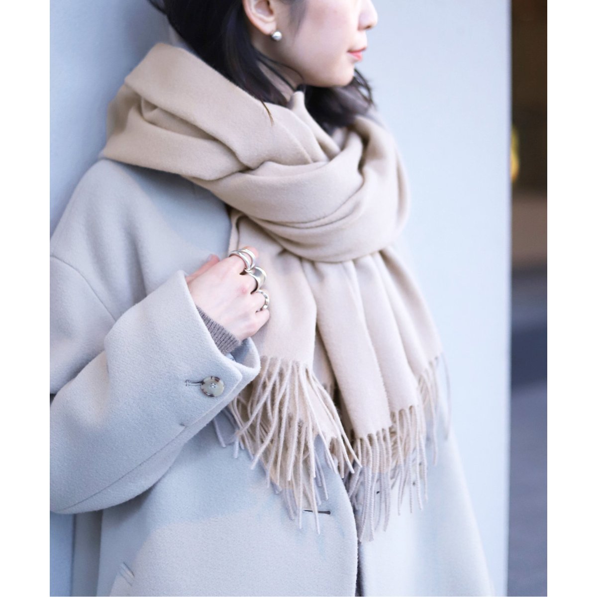SLOBE IENA TWEED MILL ツイードミルストール 追加予約》TWEED MILL/ツイードミル ストール（ストール