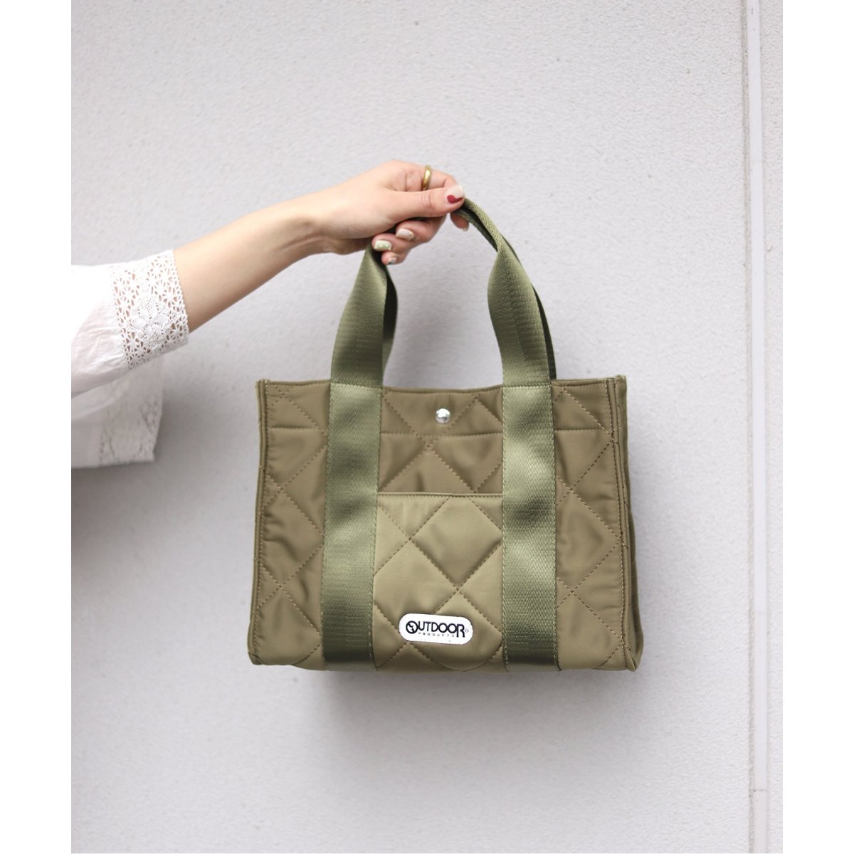 OUTDOOR/アウトドア】SLOBE別注 キルティングトートバッグ