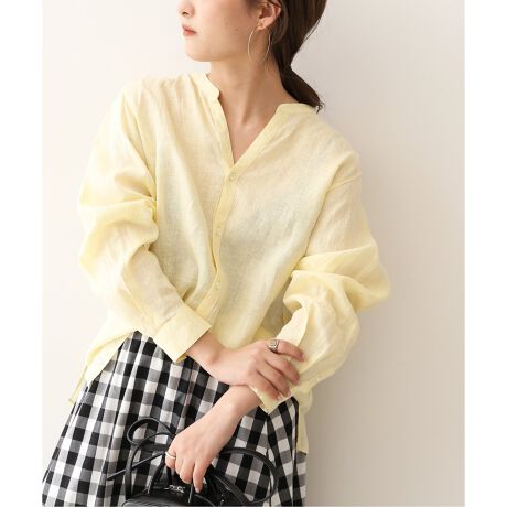 European Flax オーバーシャツ | スローブ イエナ(SLOBE IENA 
